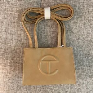 Small cream telfar tote